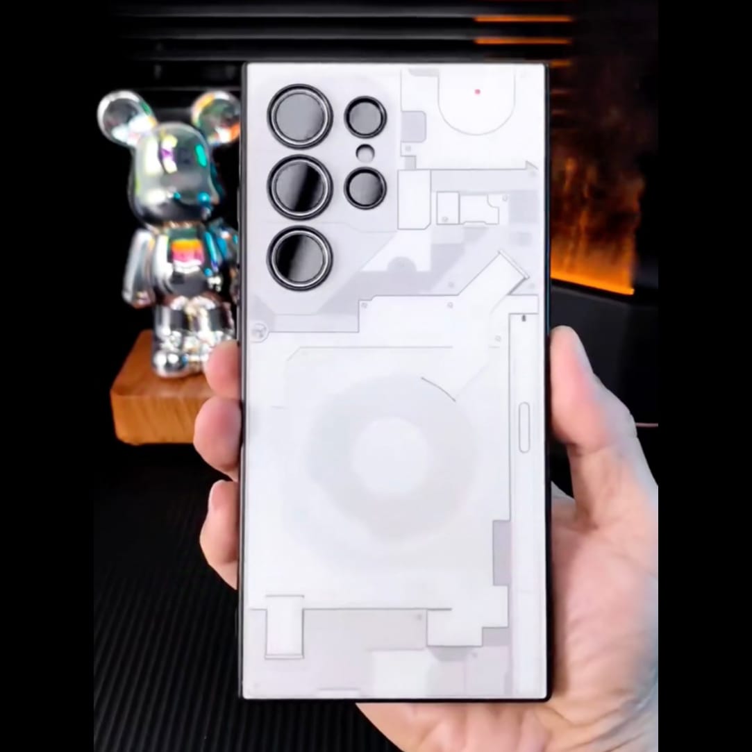 Galaxy Series Ultra Circuit Design Clear Case