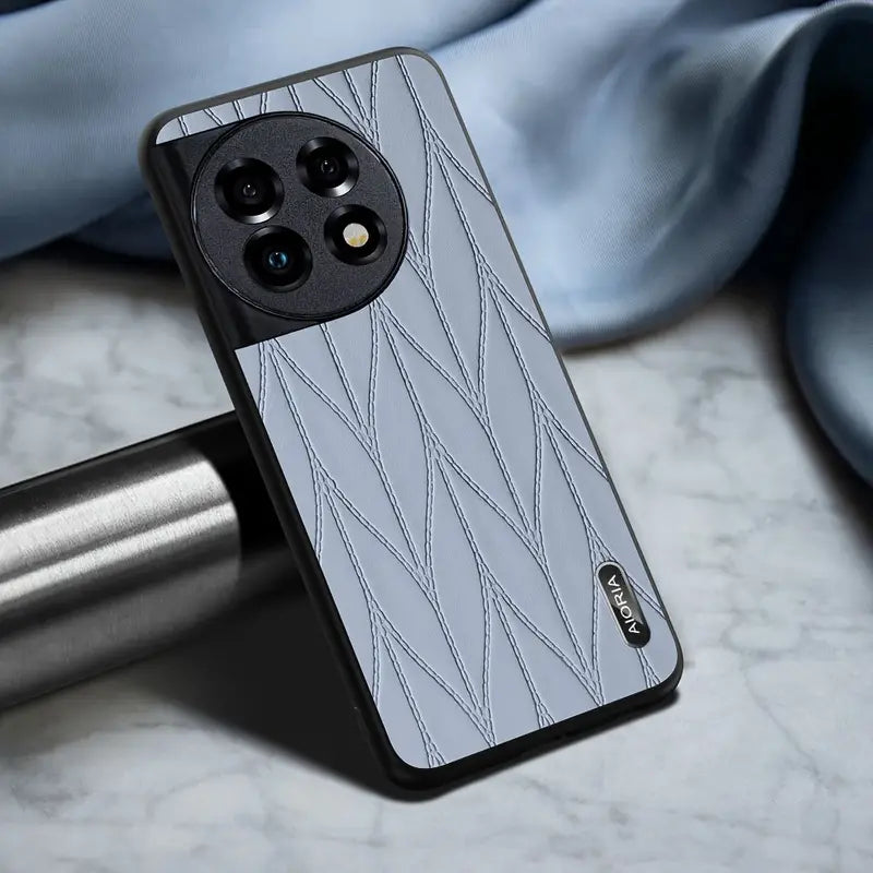 Nature Leafe Stitch Leather Case - OnePlus