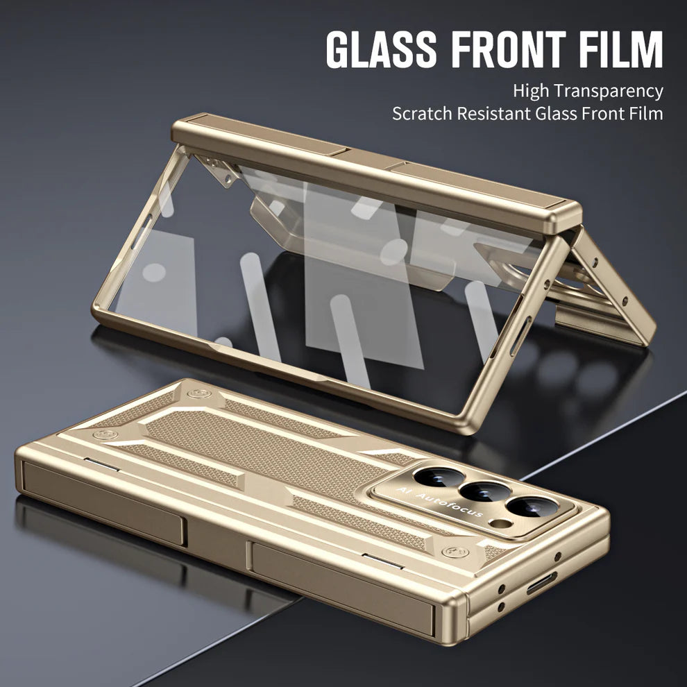 Samsung Galaxy Z Fold Series Rugged Fall Protection Case with Built-in Stand