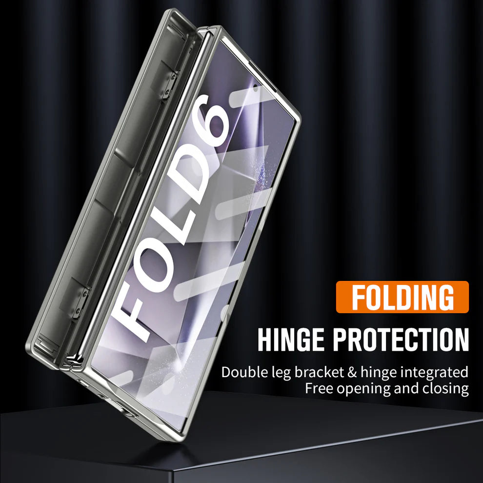 Samsung Galaxy Z Fold Series Rugged Fall Protection Case with Built-in Stand