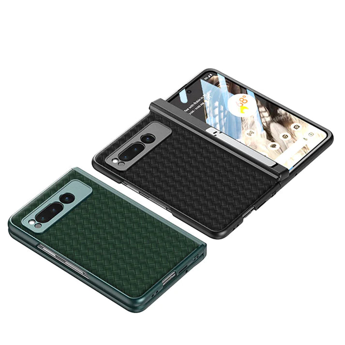 Google Pixel Fold Woven Pattern Stand Case