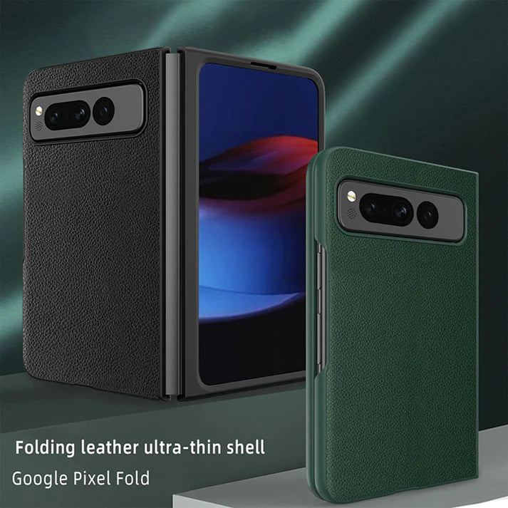 Google Pixel Fold Double Impact Leather Case