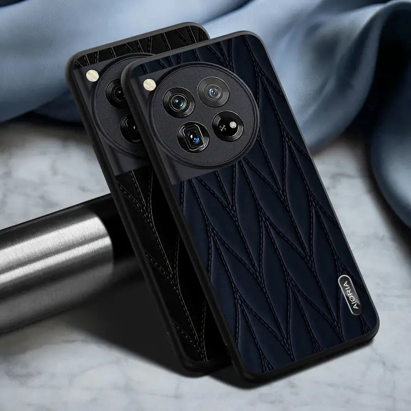 Nature Leafe Stitch Leather Case - OnePlus