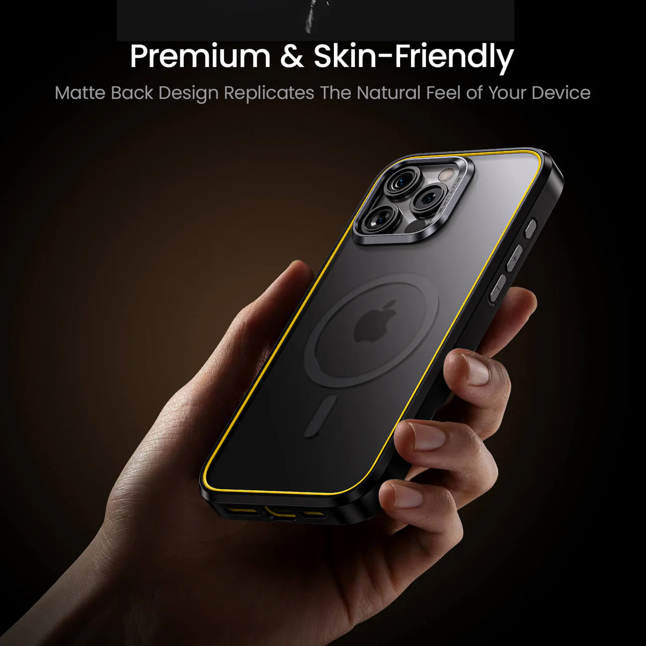 Sleek Matte Metal Lens Shield Case - iPhone