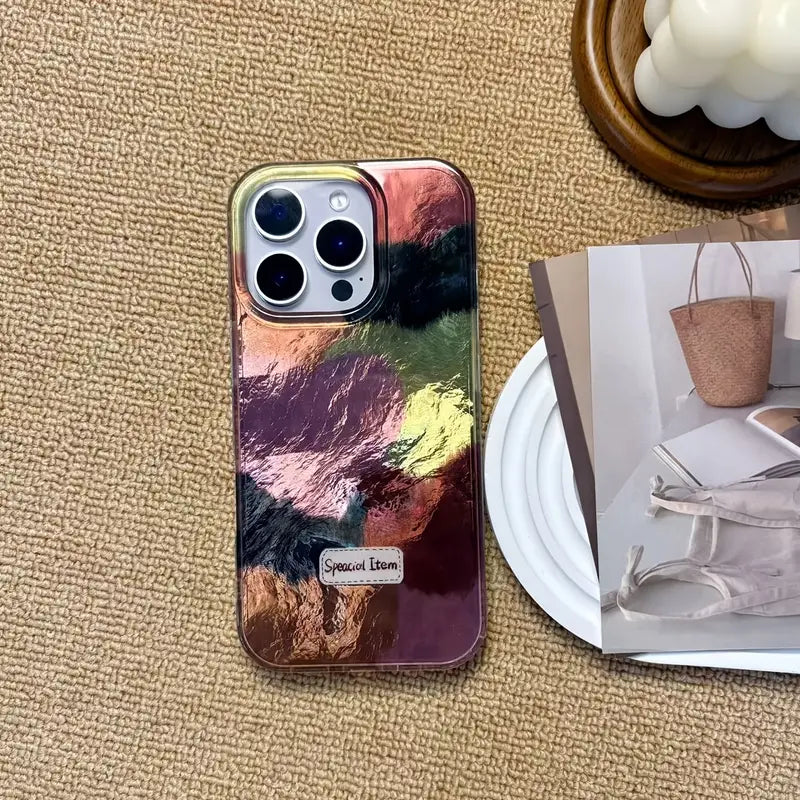 Luxe Shine Abstract Pattern Phone Case