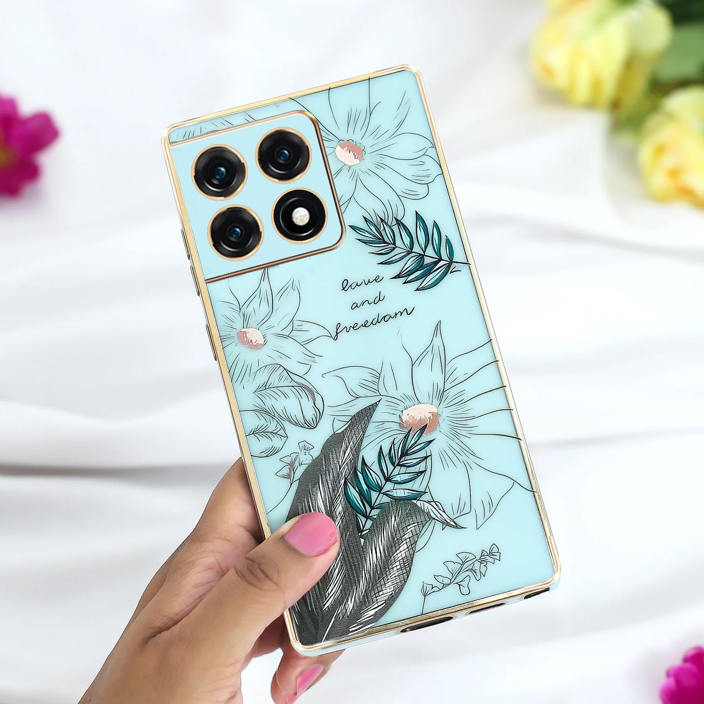 Chic Floral Fusion Bumper Case - OnePlus