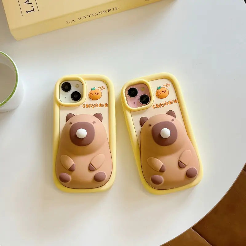 Adorable Capybara 3D Phone Case