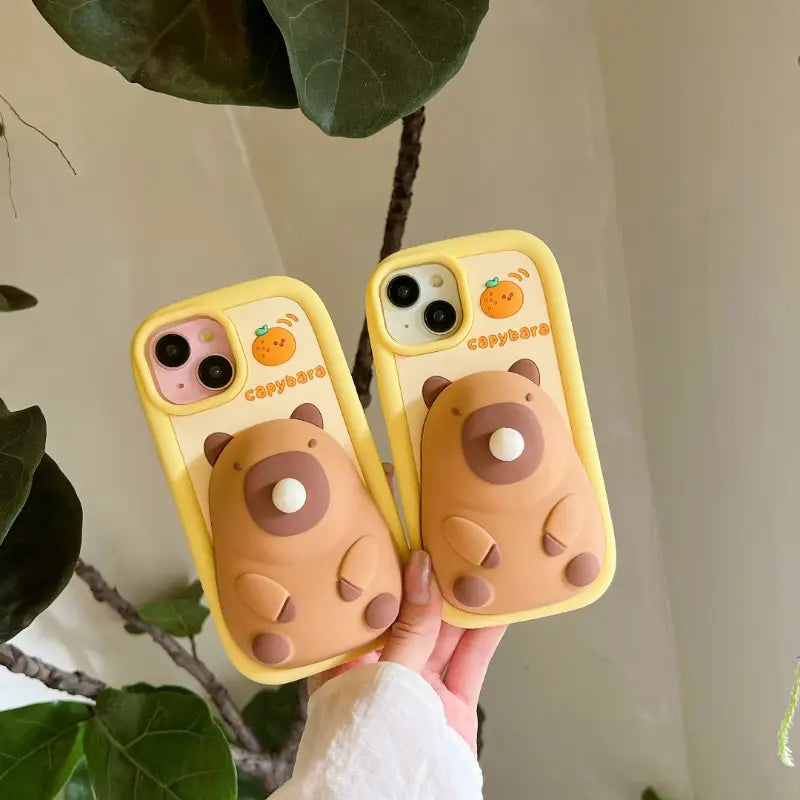 Adorable Capybara 3D Phone Case