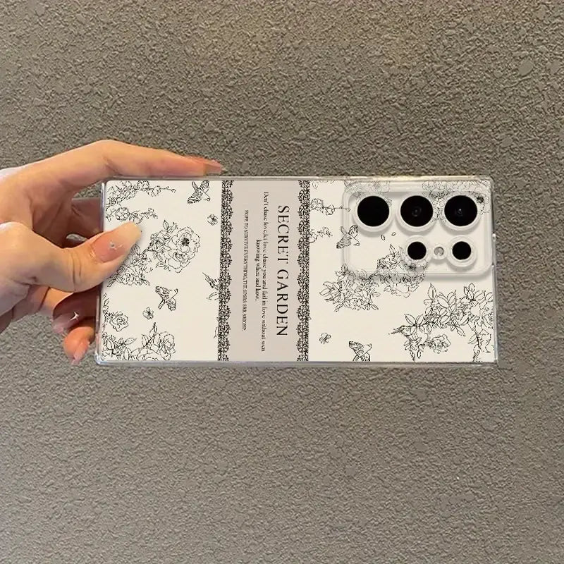 Elegant Floral Secret Garden Case - Samsung