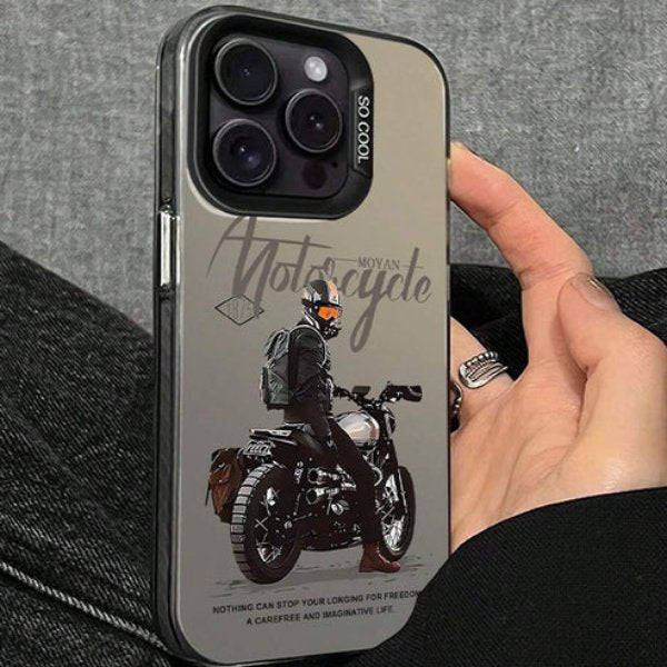 Daring Motorcycle Adventure Frosted Case - iPhone