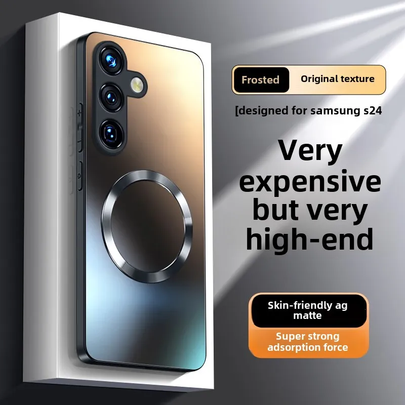 Slim Matte Magnetic Phone Case - Samsung