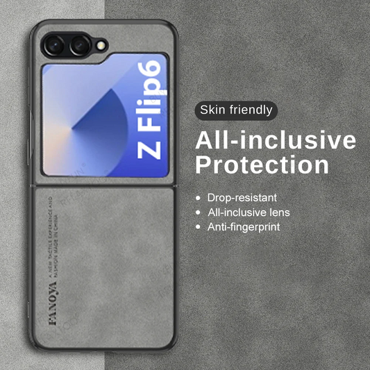Galaxy Z Flip6 Sheep Luxe Premium Leather Case