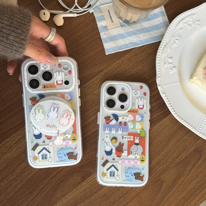 Miffy Patchwork Clear Case