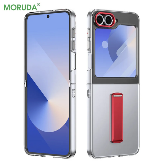 Galaxy Z Flip6 Crystal Armor Case with Kickstand