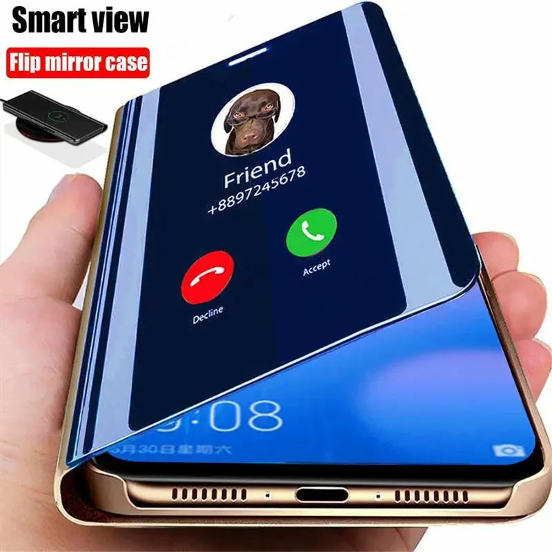 Electroplated Mirror Three Dimensional Bracket Case - Samsung