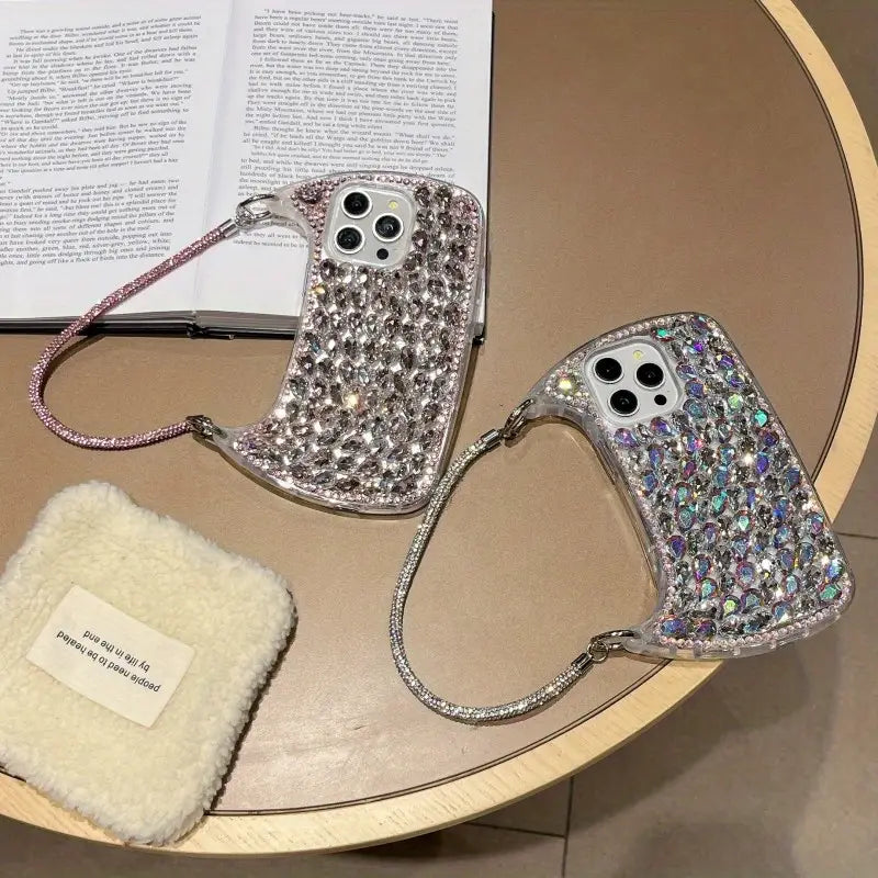 Glam Rhinestone Handbag Phone Case