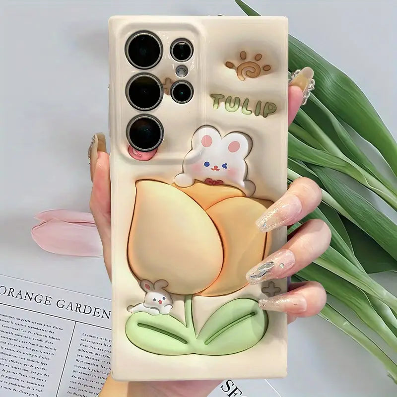 Adorable Tulip Bunny Phone Case - Samsung