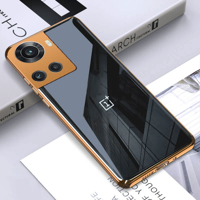 Premium Glossy Gold Edge Case - OnePlus