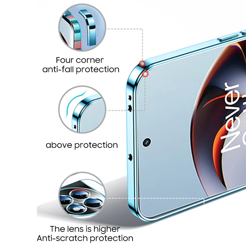 ShinePro Electroplated Clear Case - OnePlus