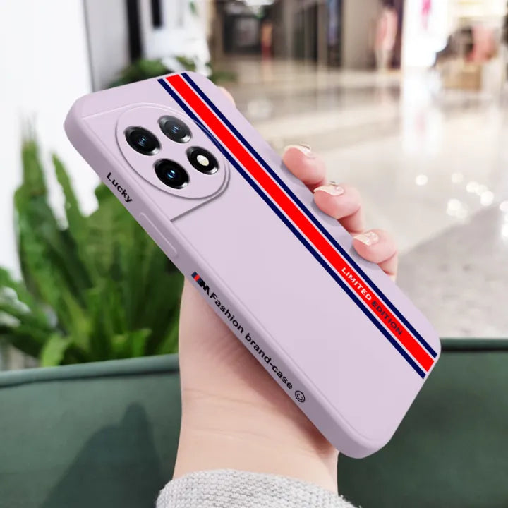 Crimson Stripes Flex Case - OnePlus