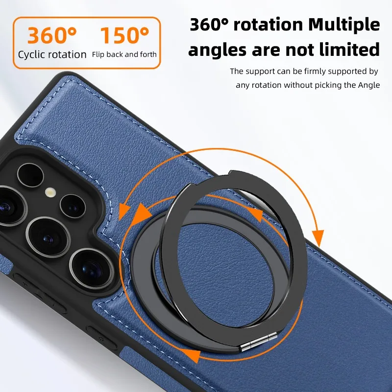 360 Metal Ring Stand Magsafe Case - Samsung