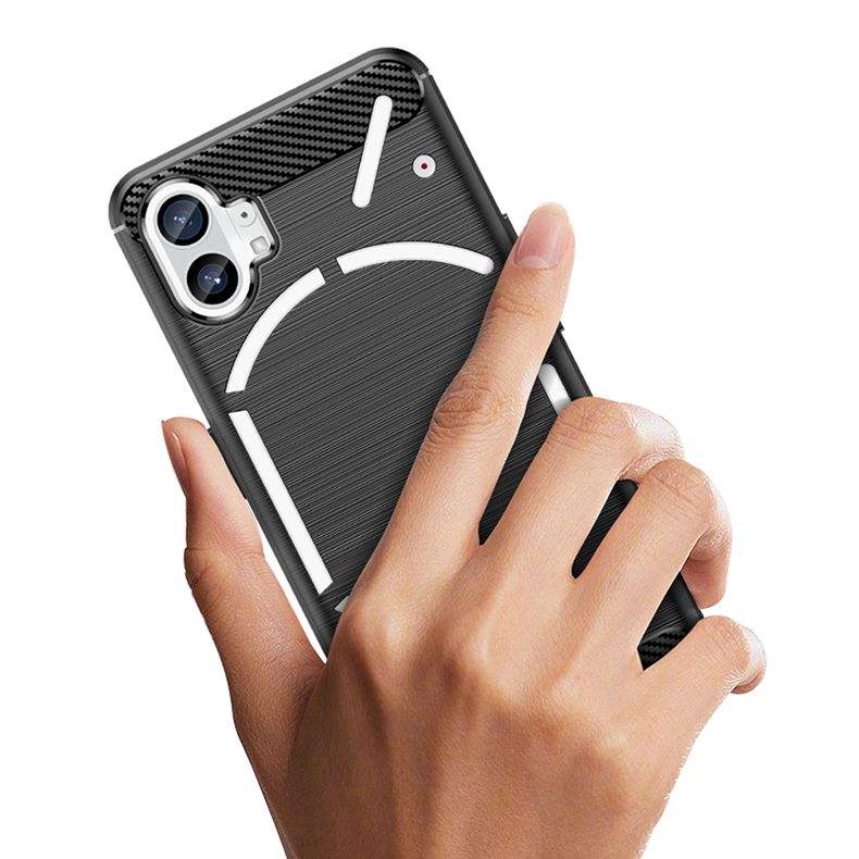 Premium Brushed Texture Soft Case - Nothing
