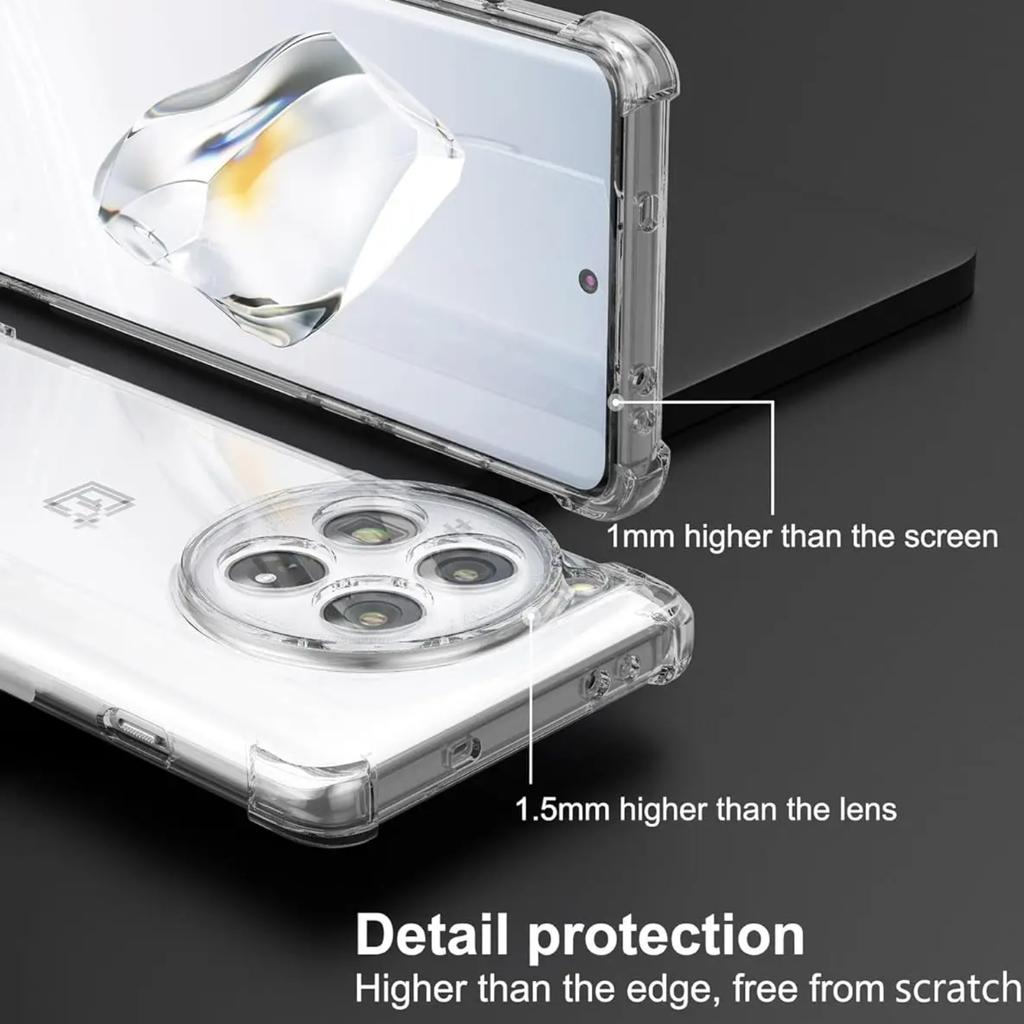 Crystal Clear Soft Cushion Case- OnePlus