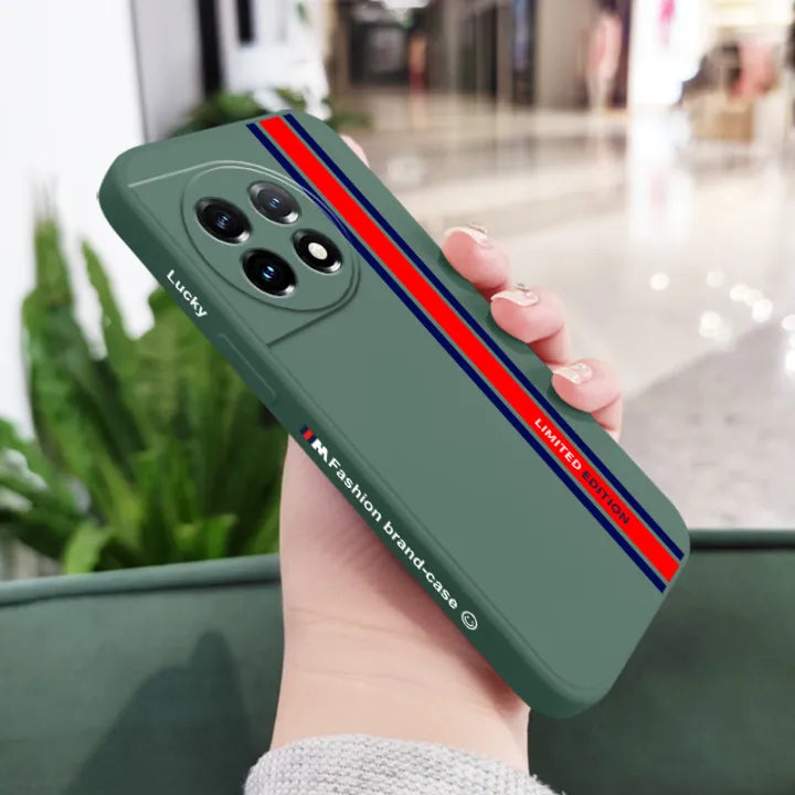 Crimson Stripes Flex Case - OnePlus