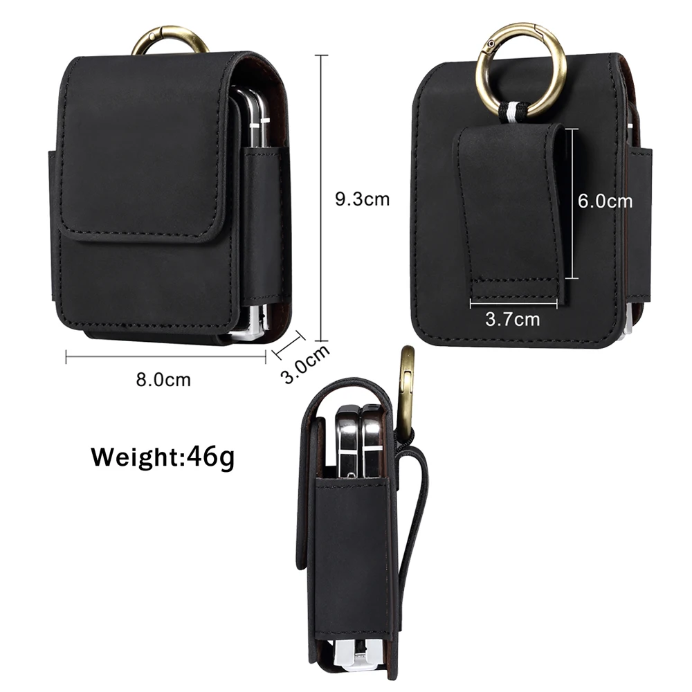 Luxury Leather Belt Clip Waist Holster