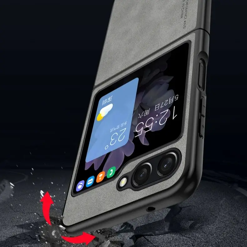 Galaxy Z Flip6 Sheep Luxe Premium Leather Case