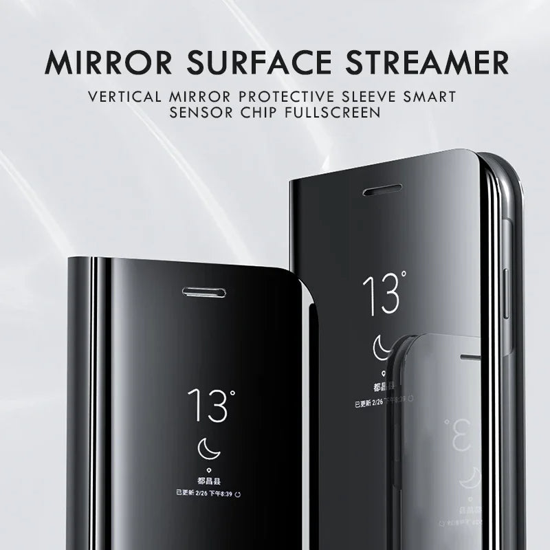 Electroplated Mirror Three Dimensional Bracket Case - Samsung