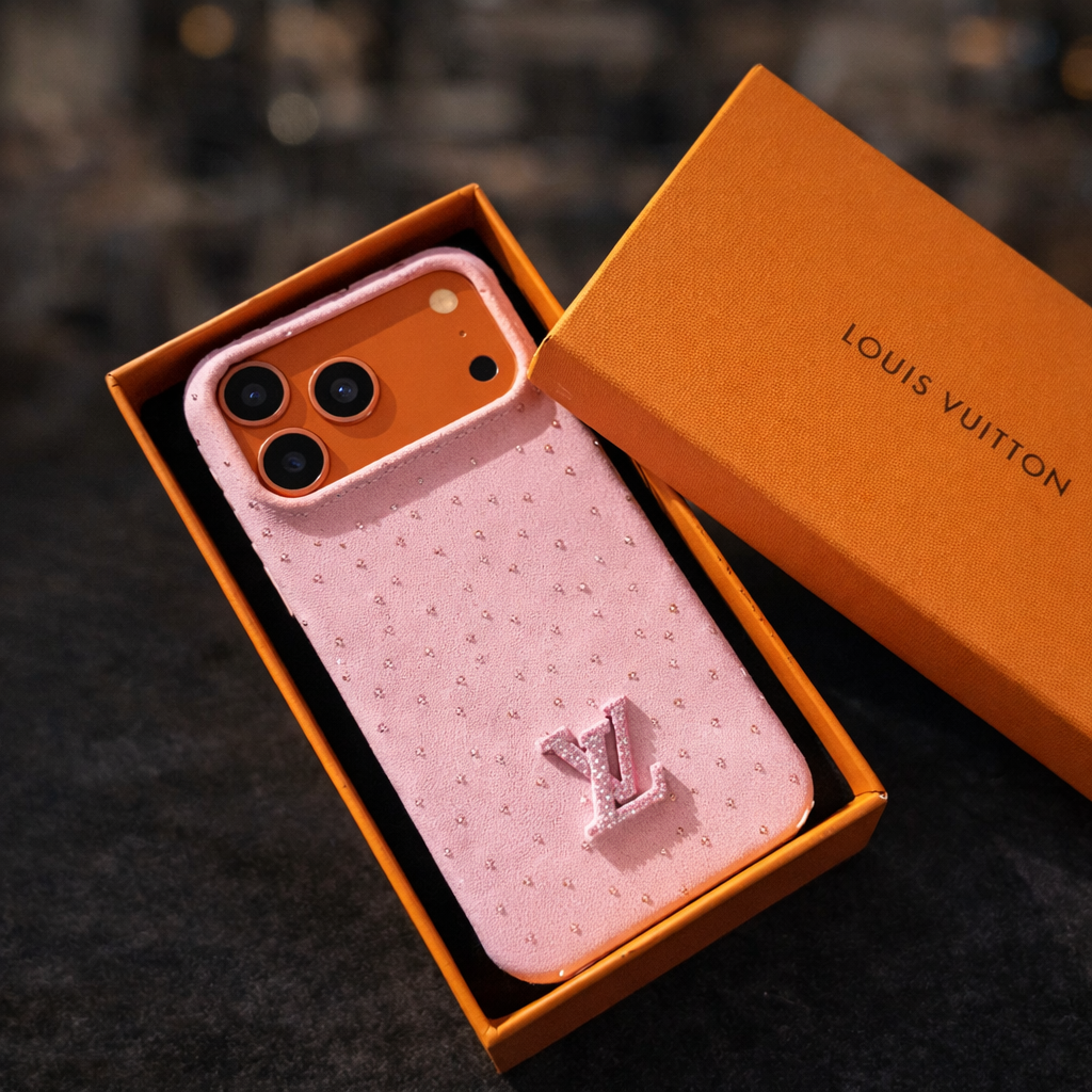 Pastel Chic Stones Monogram Case