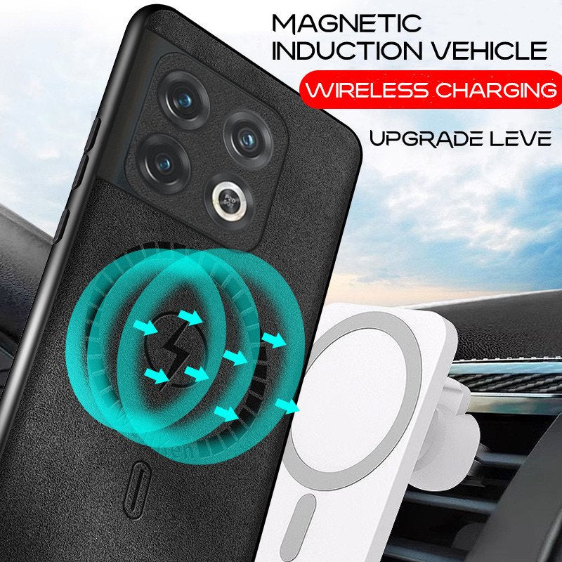 Premium MagAura Leather Case - OnePlus