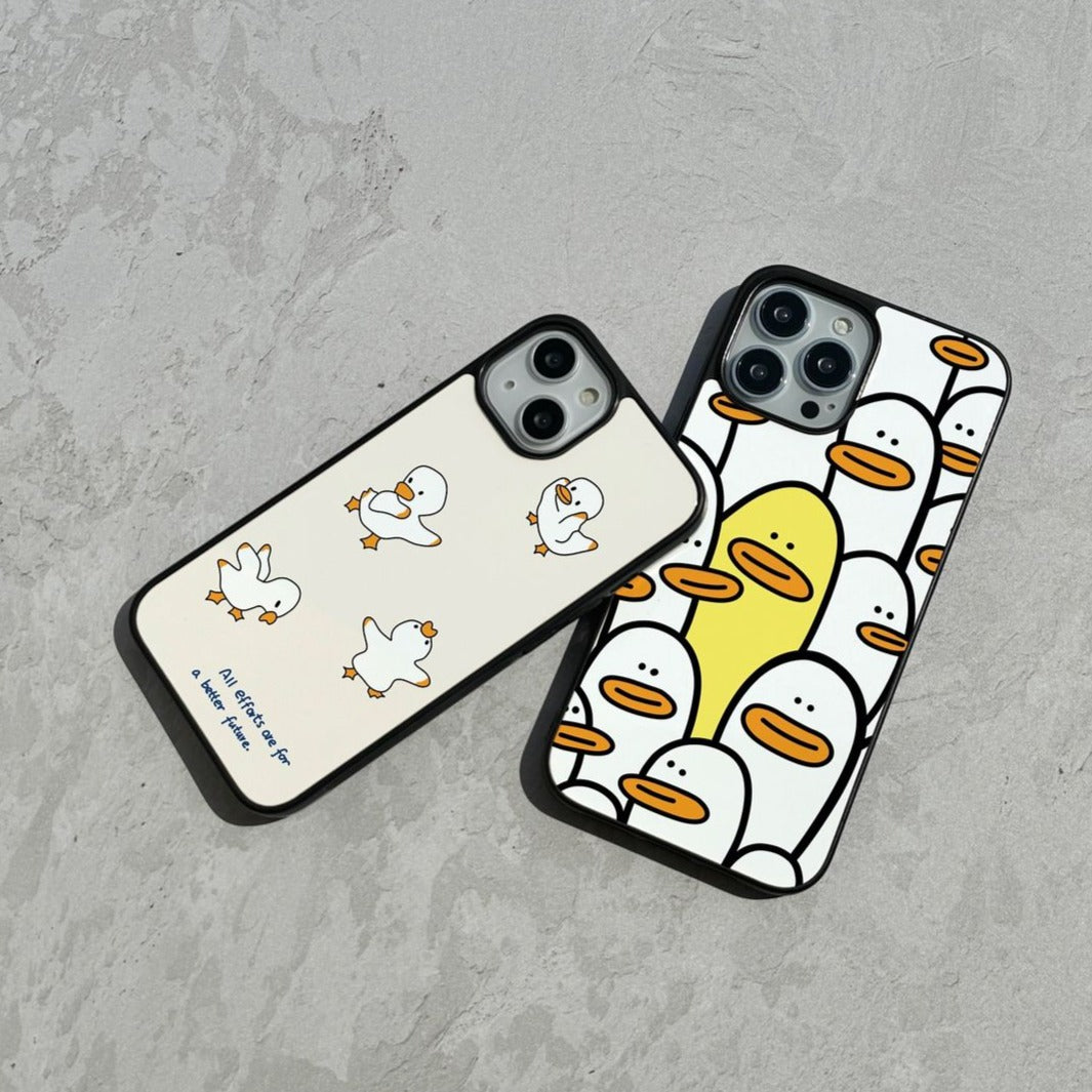 Cute Duck Love Couple Phone Case