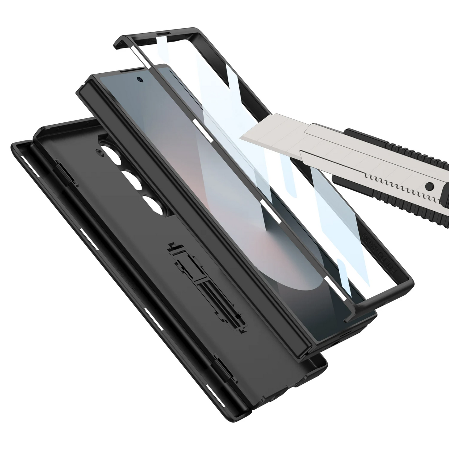 Galaxy Z Fold6 -Magnetic Hinge Armor Stand Case