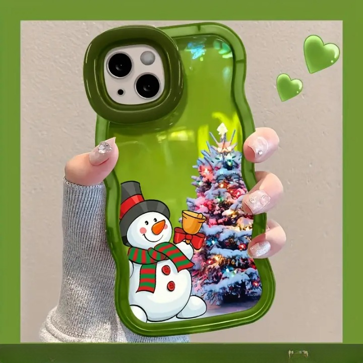 Frosty Cheer Christmas Phone Holder Case