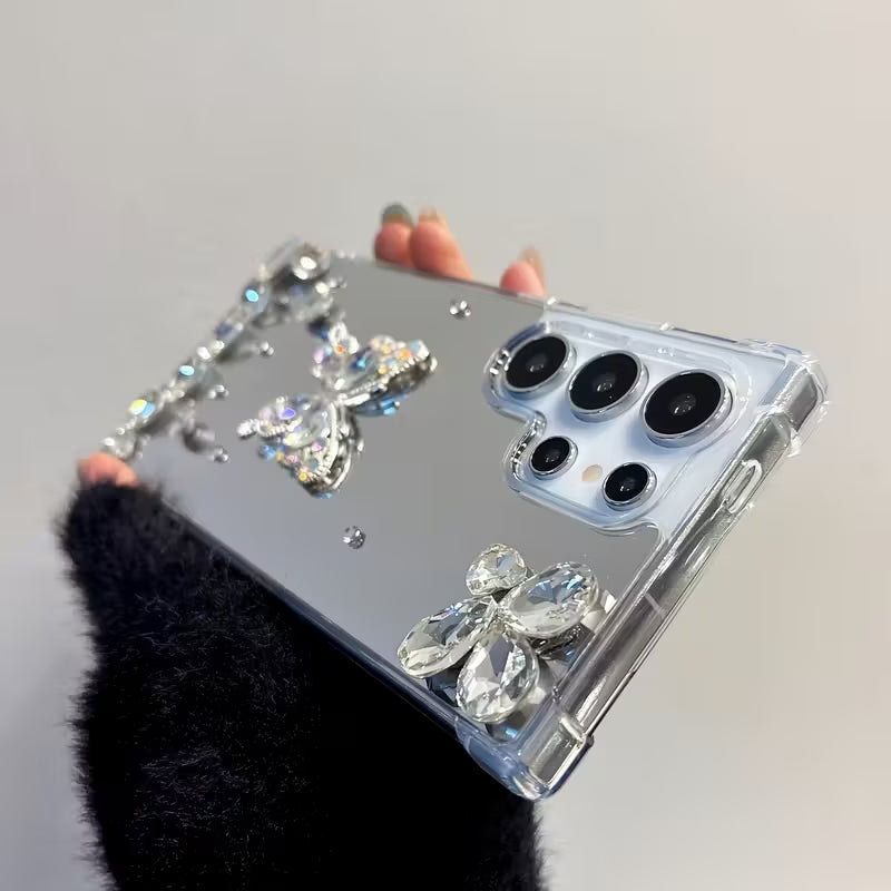 Glam Crystal Wings Case
