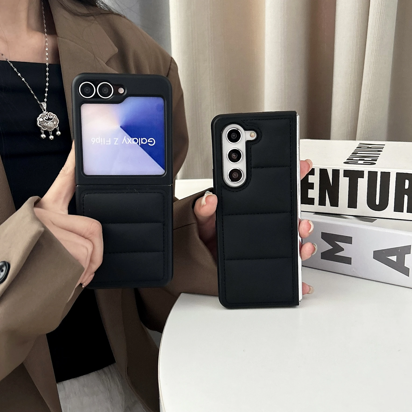 Galaxy Z Series - FoldFlex Soft Cotton Jacket Case