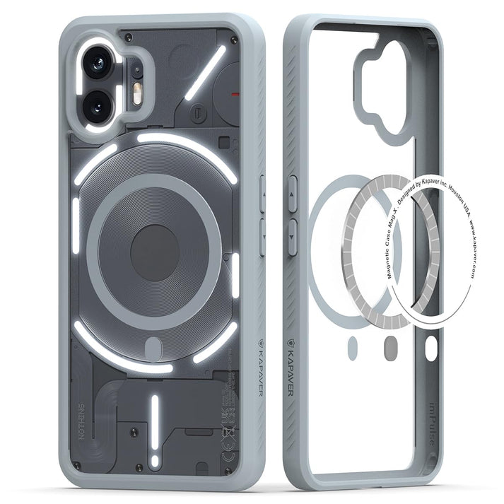 Contemporary Fortified Clear Magsafe Case - Nothing