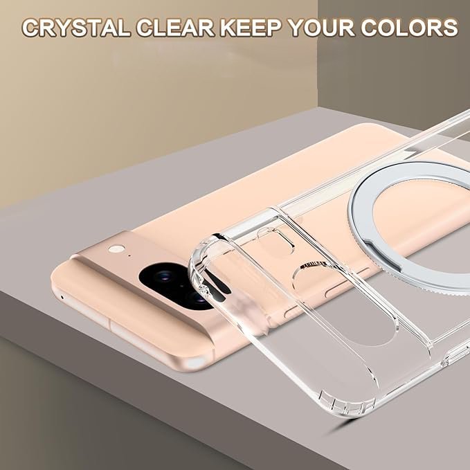Crystal Magsafe Magnetic Ring Stand Case - Google