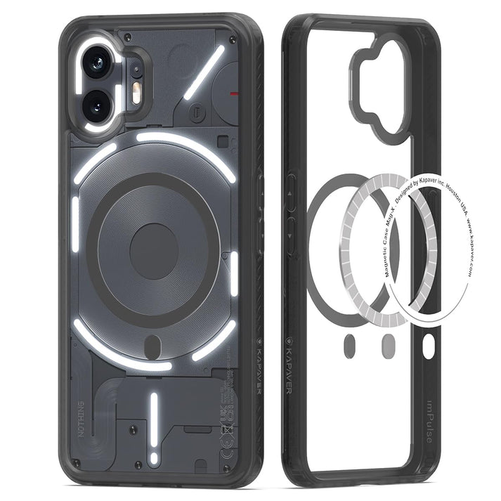 Contemporary Fortified Clear Magsafe Case - Nothing