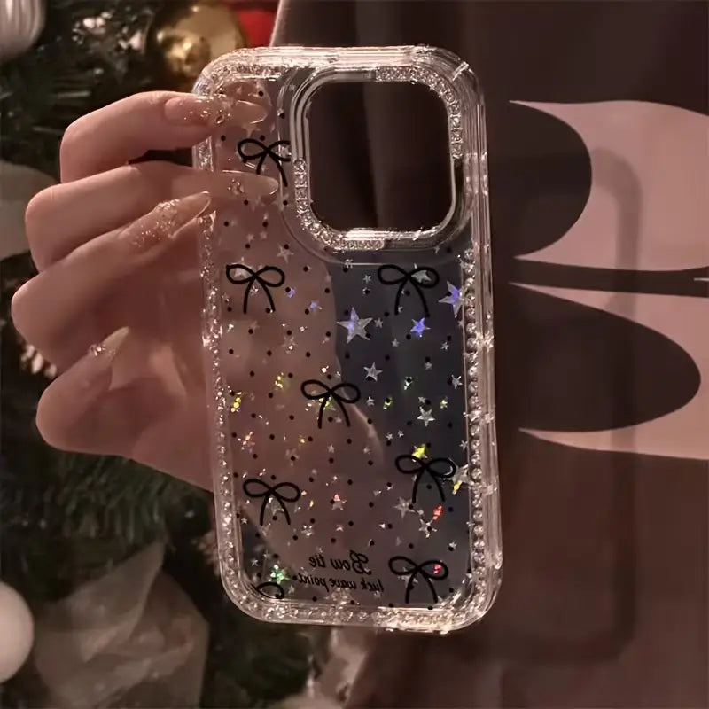 Twinkle Ribbon Bow Aesthetic Case