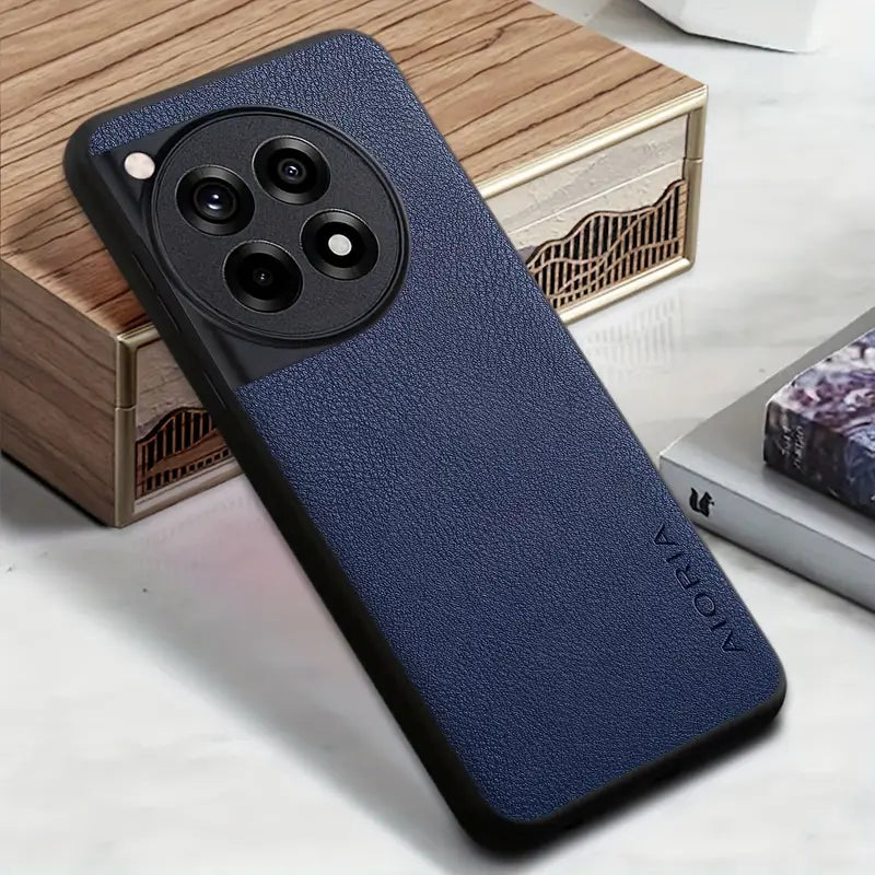 Exquisite Grain Leather Shield Case - OnePlus