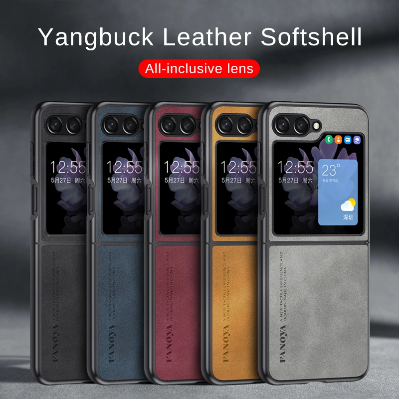 Galaxy Z Flip6 Sheep Luxe Premium Leather Case
