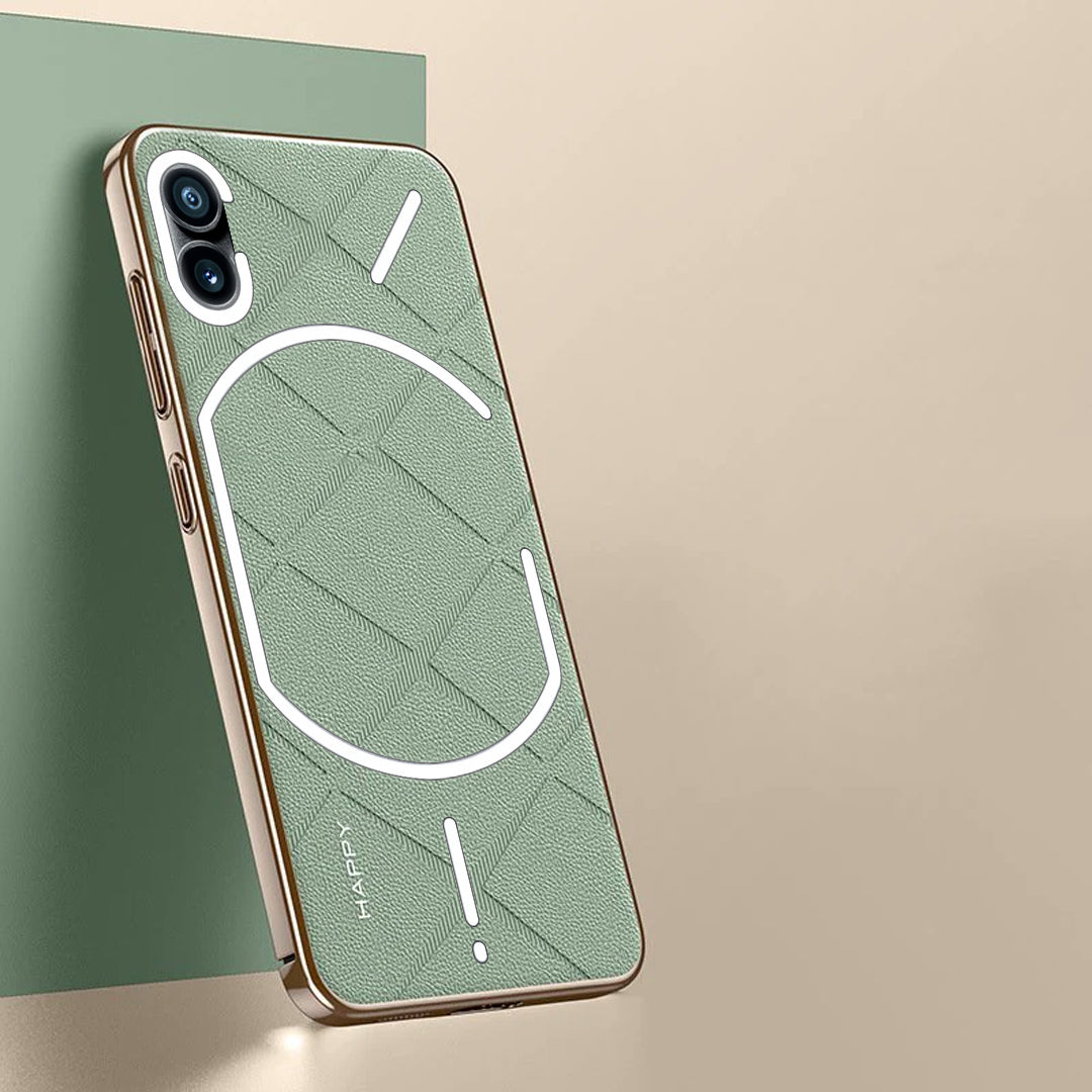 Elegant High-Class Leather Business Case - Nothing