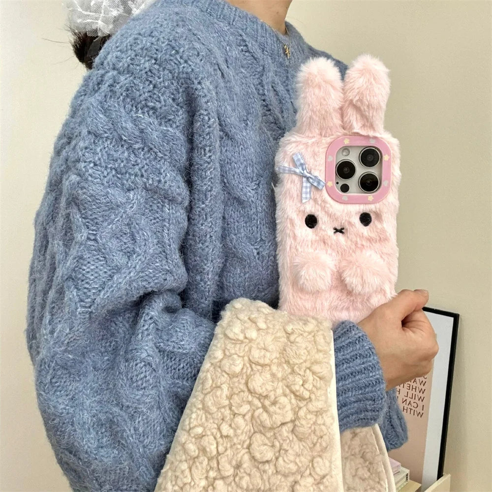 Blush Bunny Hug Case
