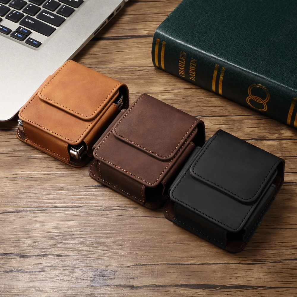 Luxury Leather Belt Clip Waist Holster