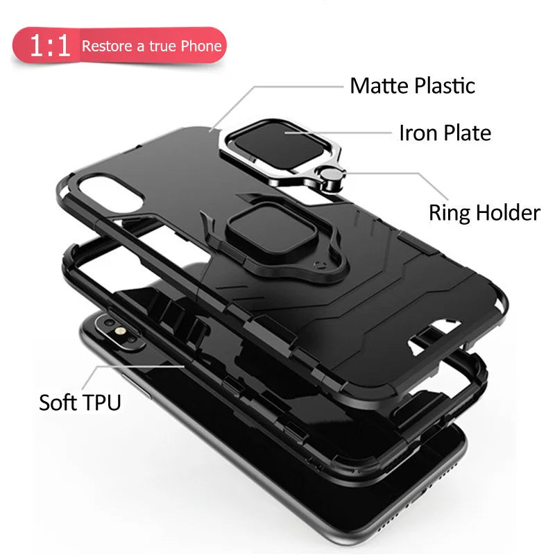 Shock Lock Magnetic Armor Stand Case - Nothing