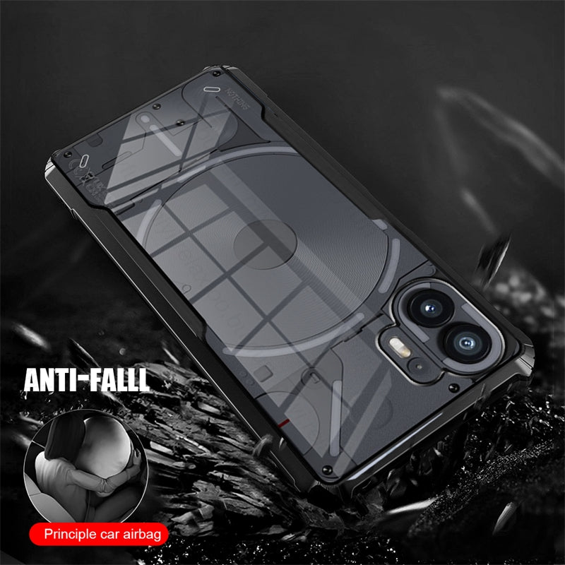 Pristine Clear Anti-Fall Frame Case - Nothing
