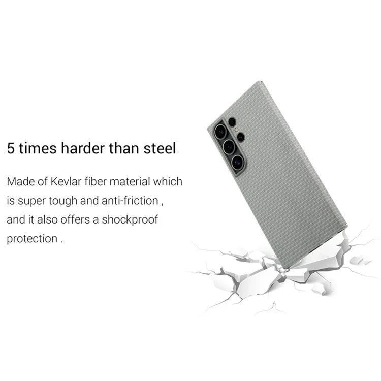 Elegant Carbon Fiber Shockproof Case - Samsung